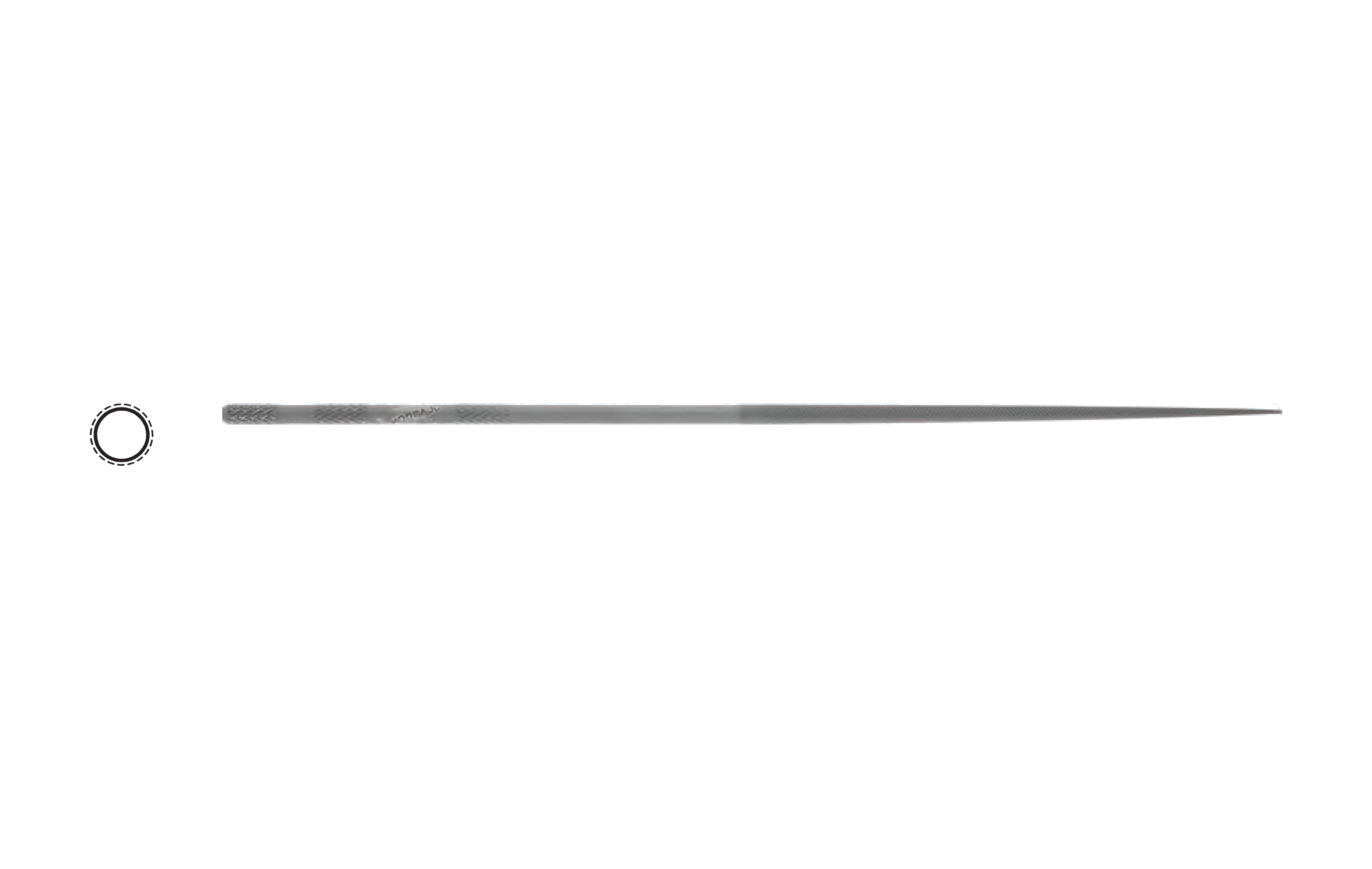 Glardon Vallorbe Round Needle Files LA2410 image 2