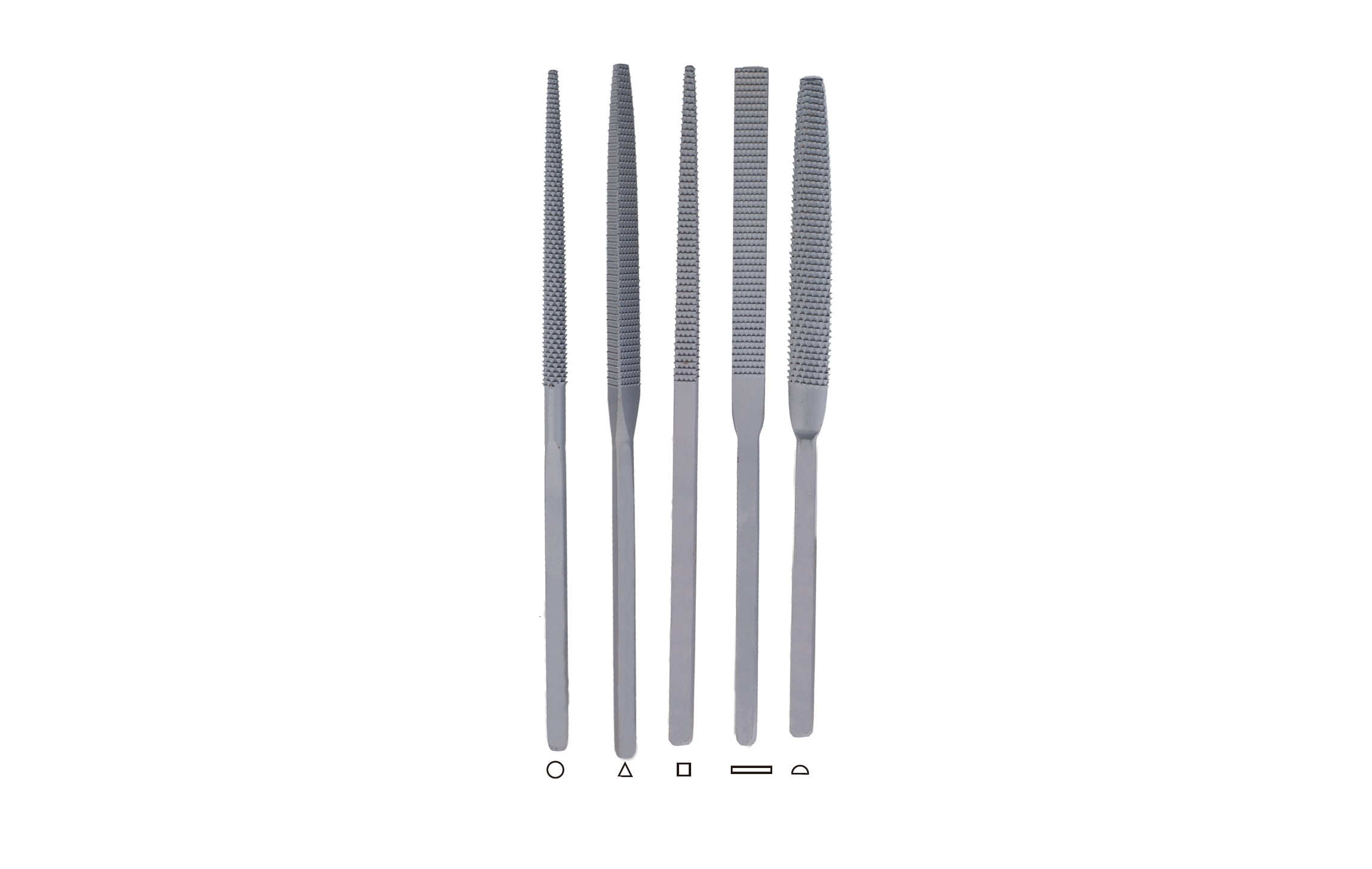 Glardon Vallorbe Habilis Wax Rasp Set 5 Pieces RA2727-3 image 2