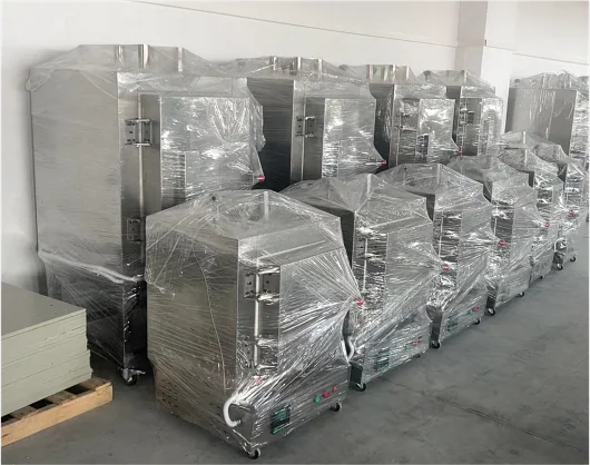 Protected equipment in the preparation area