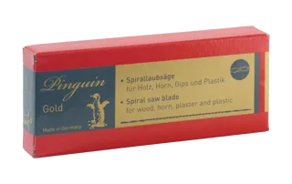 NIQUA PINGUIN GOLD Spiral Fretsaw Blades 130 mm image 1