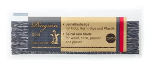 NIQUA PINGUIN GOLD Spiral Fretsaw Blades 130 mm image 3