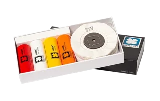 Luxor Merard Polishing Kits with 4 Compounds and 2 Discs image 1