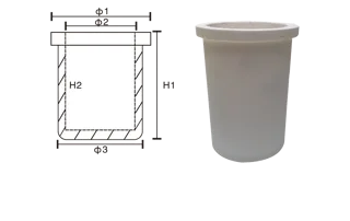 KYG Graphite Crucible with Quartz Sleeve image 2