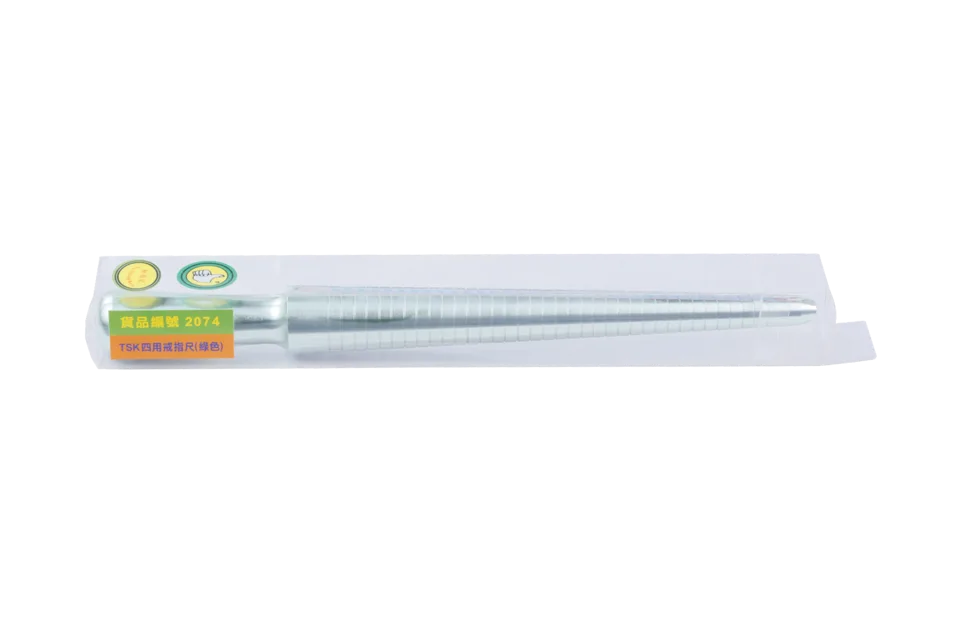 TSK 4-Scale Universal Aluminium Ring Sizing Stick TSK2074 image 1