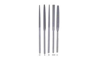 Glardon Vallorbe Habilis Wax Rasp Set 5 Pieces RA2727-3 image 2