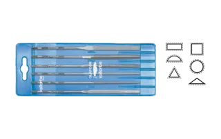 Glardon Vallorbe Valtitan Needle File Sets of 6 180 mm LAV2495 image 2