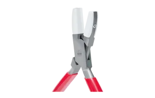 NIQUA ANTILOPE Flat Nose Pliers with Plastic Jaws & PVC Handles - 130 mm image 1